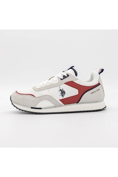 U.S. Polo Assn. Pantofi Sport Barbati ETHAN001 Alb-Rosu U.S.POLO ASSN