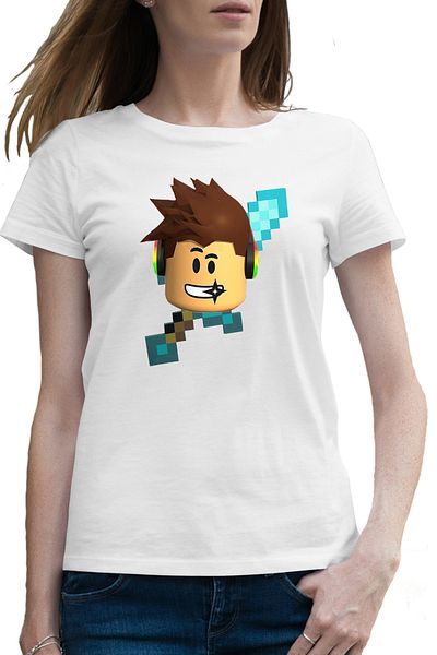 OEM Tricou femei Roblox Diamond Sword Minecraft