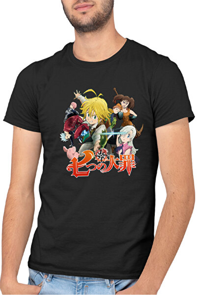 OEM Ανδρικό T-shirt Seven Deadly Sins Anime Akame Suzuki Nakaba
