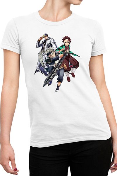 OEM Tricou Femei Black Clover Asta Kimetsu no Yaiba Tanjirou JoJo Anime