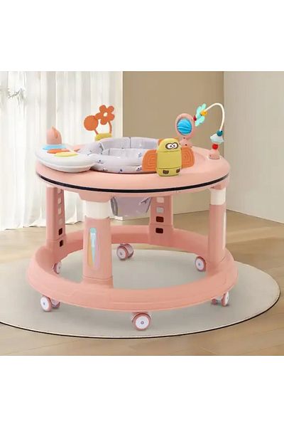 Little Mom Little Mom Activity Pink baby walker, educational, with interactive panel, rotating seat 360 g