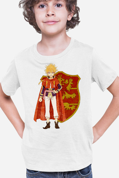 OEM Tricou copii Black Clover Leopold Vermillion Knight Short Strong