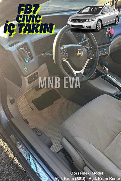 MNB EVA Honda Civic FB7 Eva Oto Paspas Metal Topukluklu Logolu Renk Seçimli