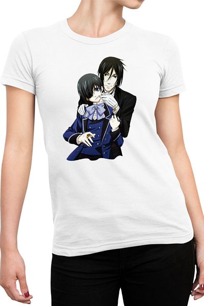 OEM Tricou Femei Black Butler Ciel Sebastian Shounen Mystery