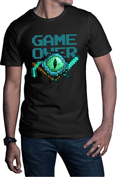 OEM Tricou barbati Minecraft Game Over Diamond Tools