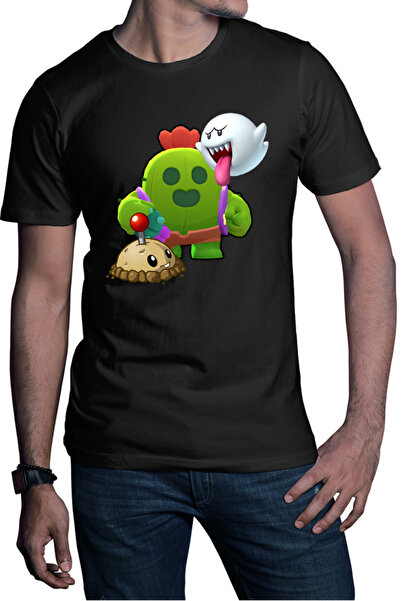 OEM Tricou barbati Brawl Stars Shooter Arena Hero Mario Ghost Plants