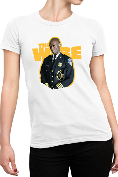 OEM Tricou Femei The Wire Lt. Cedric Daniels Lance Reddick Army Drama