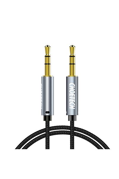 CHOETECH Cablu audio AUX pentru difuzor 2x mini jack 3.5mm mascul 1.2m - negru