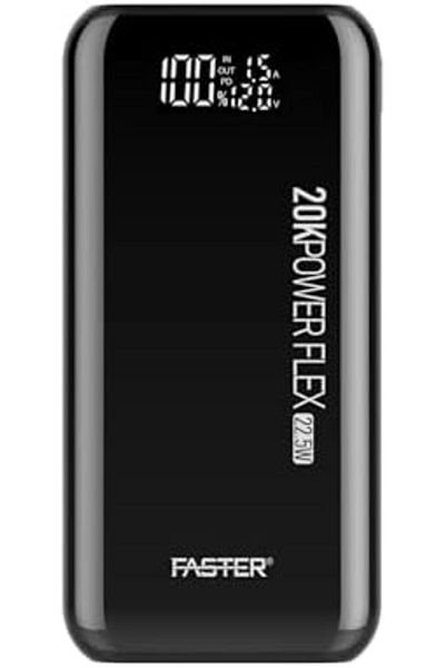 Faster Power Bank 22.5W, 20000mAh Portable Charger with Dual USB & Type-C Ports, Fast Charging with