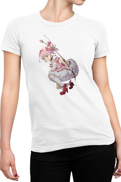 OEM Tricou Femei Madoka Magica Kaname Bow Fine Girl