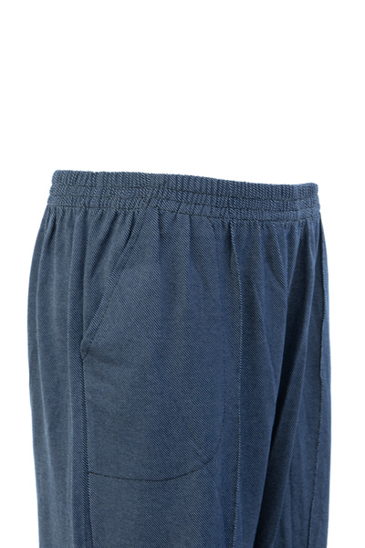 Oppland Kadın Kapri Viskon Penye Kumaş Cepli Dizaltı Yüksek Bel Lastikli DüzPaça Rahat OPKKAP25MOD11