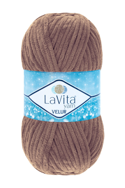 LaVita Yarn Velur Somot Pređa za ručno pletenje 100% Poliester 100gr (7012 A....