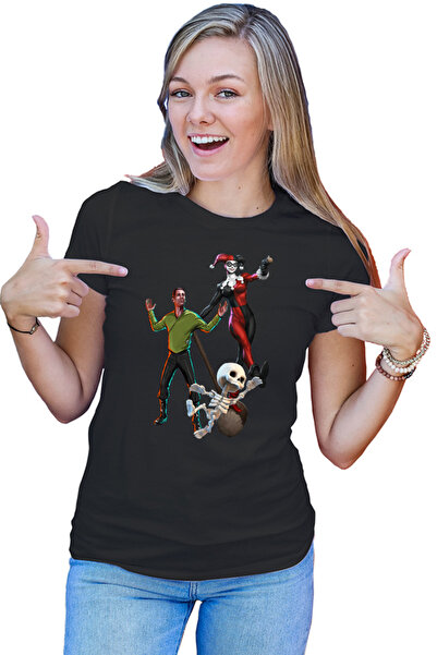 OEM Tricou Femei Star Trek Joker Woman Skeleton Clash Royale Scared Balance