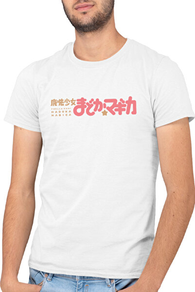 OEM Мъжка тениска Madoka Magica Logo Magic Super Powers School