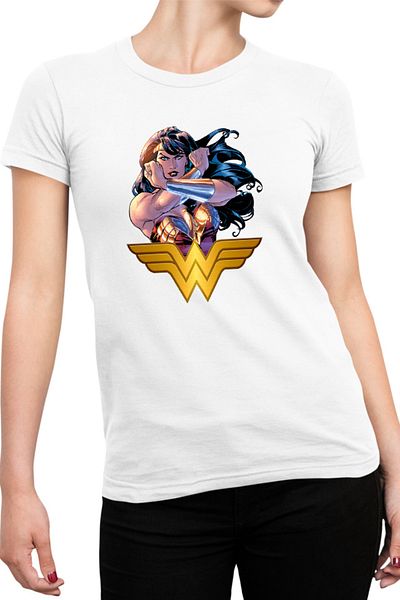 OEM Tricou Femei Wonder Woman Fight Book Cartoons Animation