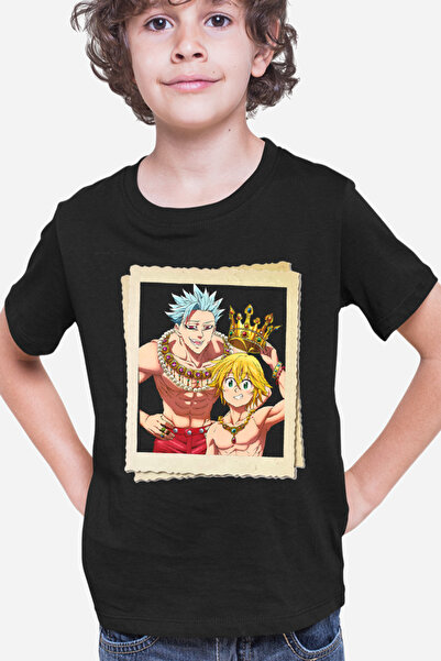 OEM Tricou copii Seven Deadly Sins Ban Melodias Animeuri Crown