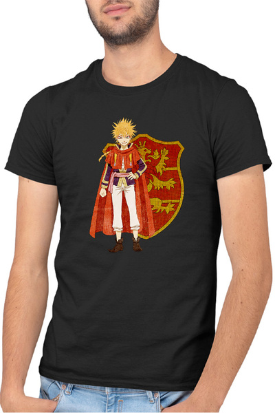 OEM Tricou barbati Black Clover Leopold Vermillion Knight Short Strong