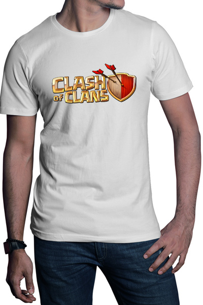 OEM Tricou barbati Clash of Clans Mobile Strategy Game Supercell