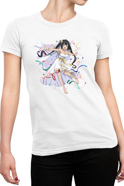 OEM Tricou Femei DanMachi Hestia Party Light Anime Game