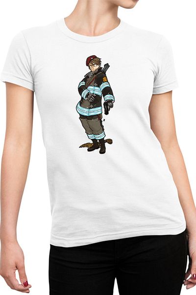 OEM Tricou Femei Fire Force Hinawa Takehisa Animekage Otaku