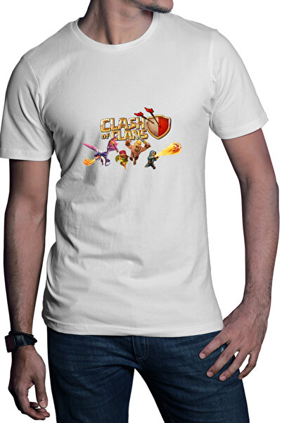 OEM Tricou barbati Clash of Clans Dragons Αγώνας Κλάσεις Στρατηγική Φωτιάς