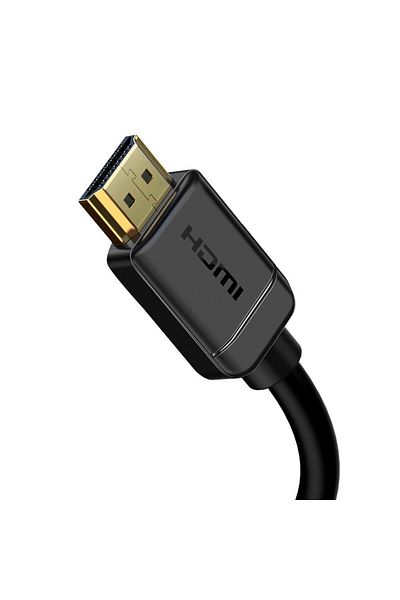 Baseus Kabel przewód HDMI 2.0 4K 60 Hz 3D HDR 18 Gbps 1 m czarny