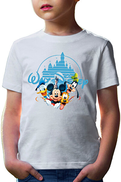 OEM Παιδικό T-shirt Mickey Mouse Walt Disney Logo Castle Pluto Goofphy Minnie