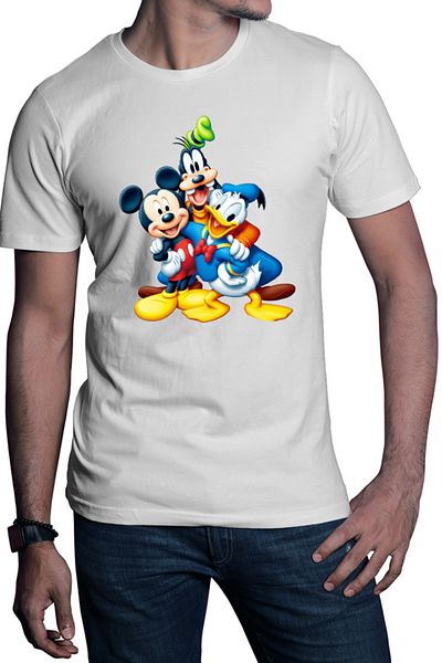 OEM Tricou barbati Mickey Mouse Gooffy Donald Duck Friends Disney