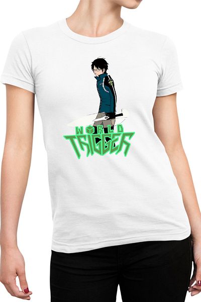 OEM Tricou Femei World Trigger Mikumo Osamu Glasses Anime