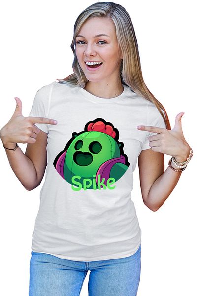 OEM Tricou Femei Brawl Stars Spike Sharpshooter Class Legendary Super Power