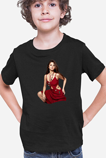 OEM Tricou copii Selena Gomez Red Dress Actress Singer Song