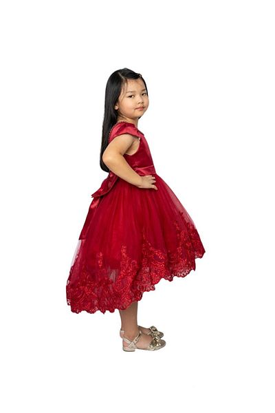 ddaniela D' Daniela - Embroidery Princess Dress - Red