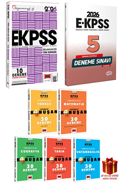 Yargı Yayınları 2026 Yargı EKPSS Deneme Sınavı+Editör EKPSS Deneme+Yargı Dene...