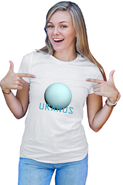 OEM Tricou Femei NASA Uranus Huge Celestial Moon Gas Gravity