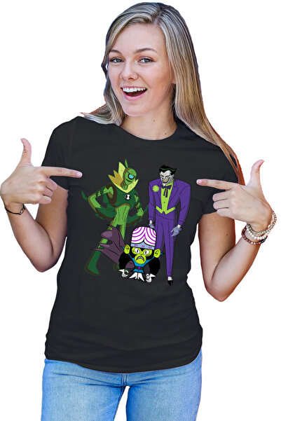 OEM Tricou Femei Ben10 Joker Marvel Powerpuff Mojo Jojo