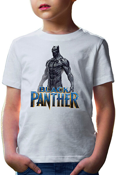 OEM Tricou copii Black Panter Single Movie Logo Comics