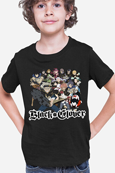 OEM Tricou copii Black Clover All Members Anime Manga Cosplay