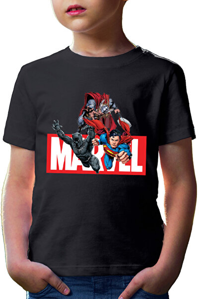 OEM Tricou copii Black Panter Superpowers Action Battle Superman