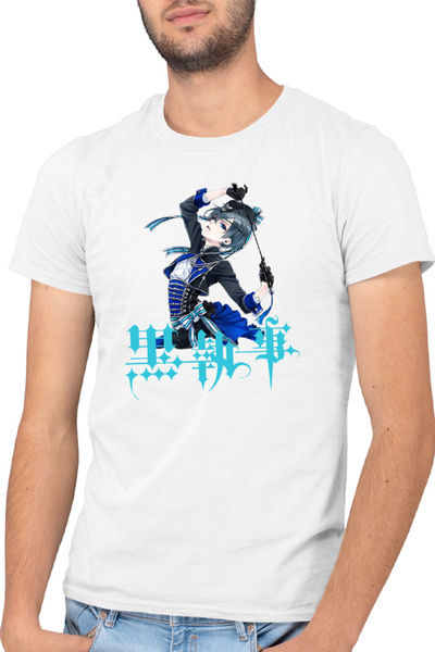 OEM Tricou barbati Black Butler Ciel Naoki Otaku Love