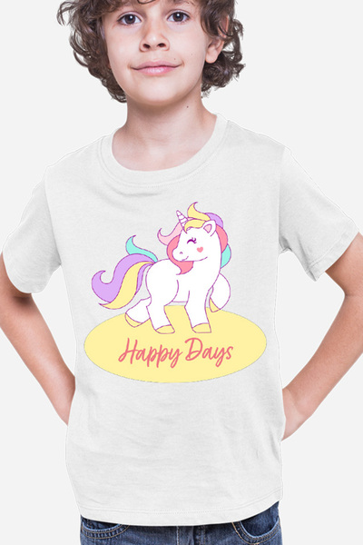 OEM Παιδικό μπλουζάκι Unicorn Squad Happy Days Magic Universe