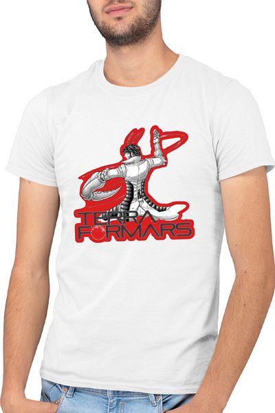 OEM Tricou barbati Terra Formers Hizamaru Akari Colonization