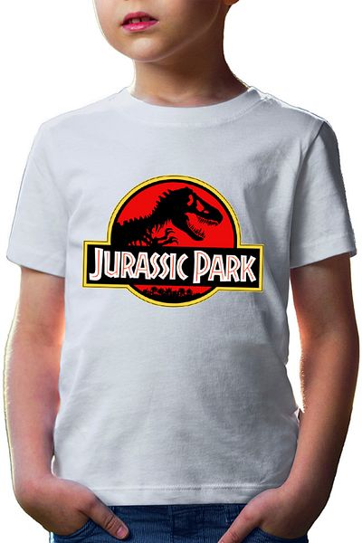 OEM Tricou copii Jurassic Park Logo Extinct Huge