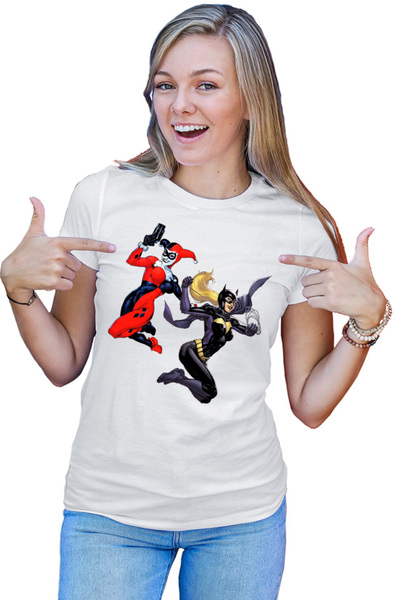 OEM Tricou Femei Joker Woman Harley Quinn Friends Catwoman Batwoman