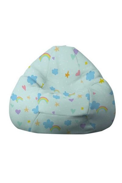 Pufrelax Fotoliu Nirvana Gigant, Material Impermeabil - Rainbow Wishes