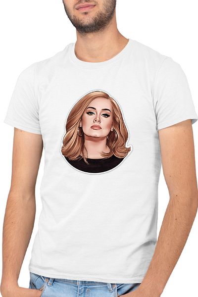 OEM Men's T-shirt Adele Beautiful Singer Artist Award Concert Album