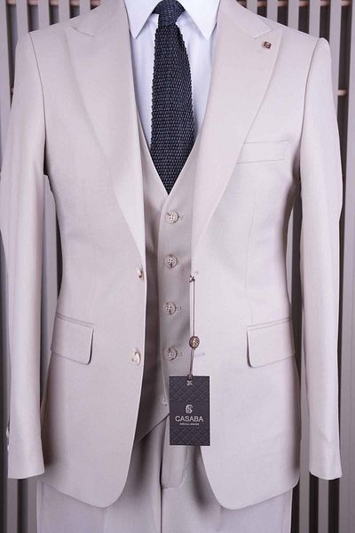 CASABA Men's Vest Suit 7404