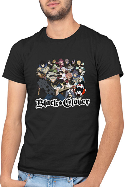 OEM Tricou barbati Black Clover All Members Anime Manga Cosplay