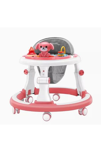 Little Mom Little Mom Pink baby walker, with removable interactive panel with sounds and lights, sitting position