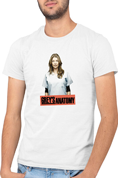 OEM Ανδρικό μπλουζάκι Grey's Anatomy με το λογότυπο Pompeo Medic Save Shonda