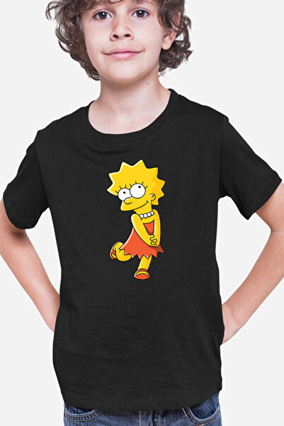 OEM Παιδικό μπλουζάκι The Simpsons Maggie Lisa Daughter Mom Dress